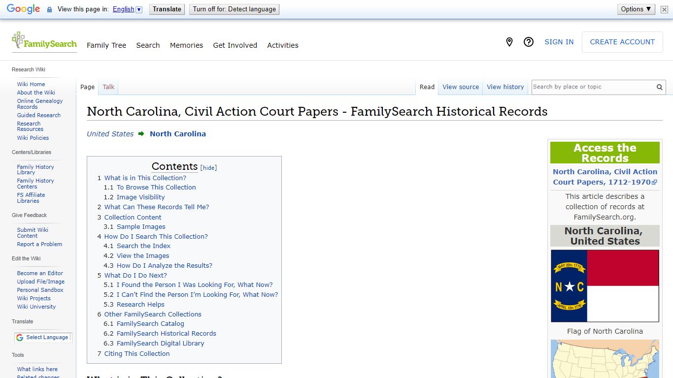 North Carolina, Civil Action Court Papers - FamilySearch Historical Records